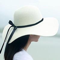 Women Casual Travelling Straw Large Brimmed Foldable Sun Hats