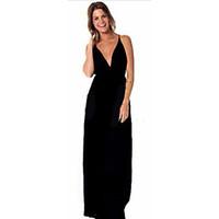 Women\'s Sexy Casual Cute Maxi Plus Sizes Inelastic Sleeveless Dress (Chiffon)