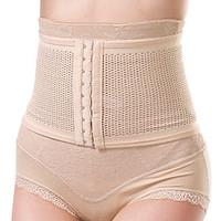 Women\'s Sexy Maternity Postpartum Slimming Underwear Corset Girdle Hook Belt Waist Nylon Beige