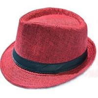 women straw fedora hat casual summer