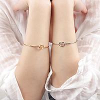 Women\'s Extreme Simplicity Korean Bangles Alloy Bracelet Fashion Jewelry Party / Daily / Casual 1pc