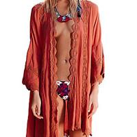 Women\'s Bandeau Cover-Up, Solid Others Red