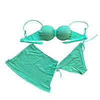 Women\'s Three Pieces Lace Swimsuit Swimdress bikini