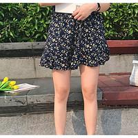 womens casualdaily above knee skirts swing print summer