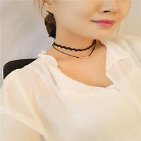 Women\'s Choker Necklaces Jewelry Jewelry Alloy Basic Euramerican Fashion Personalized Simple Style Gold Jewelry ForBusiness Daily Casual