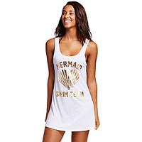 Women\'s Graphic Tank Swim Cover Up Dress