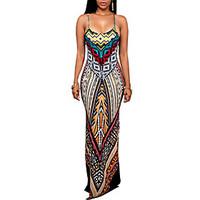 womens going out party sexy sophisticated sheath dress print strap max ...