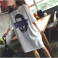 womens casualdaily simple t shirt solid print round neck short sleeve  ...