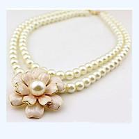 womens choker necklaces pearl necklace pearl imitation pearl alloy fas ...