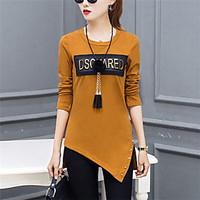 womens casualdaily sexy summer fall t shirt solid deep v long sleeve b ...