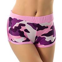 Women\'s Camouflage Sports Shorts Pants, Active