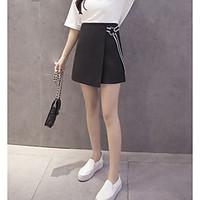 womens casualdaily mini skirts a line solid summer