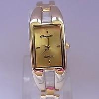 Women\'s Wrist watch Quartz Alloy Band Bangle Gold