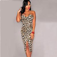 womens sexy bodycon inelastic sleeveless midi dress knitwear