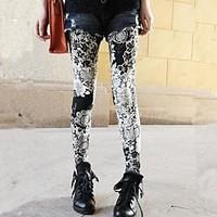 women print legging others thin