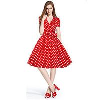 womens 50s vintage cherry rockabilly hepburn pinup cos party parka bus ...