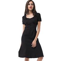 womens casualdaily party club vintage street chic bodycon dress solid  ...