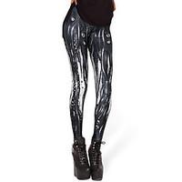 Women Print Legging, Polyester