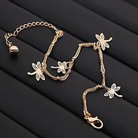 Women\'s Anklet/Bracelet Alloy Simple Style Fashion Animal Shape Butterfly Jewelry For Wedding