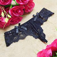 Women\'s Sexy Lace Floral Transparent G-strings