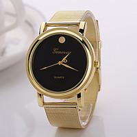 Women\'s Dress Watch Fashion Watch Wrist watch Quartz Alloy Band Gold Strap Watch