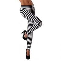 Women\'s Fine Stripe Legging, Spandex Medium