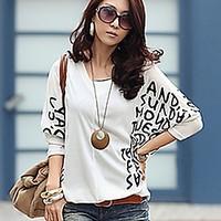 Women\'s Casual Sexy Cute Shirt (cotton)