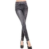 Women Denim Legging, Spandex Thick