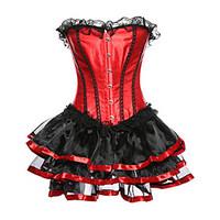 women corset set cotton blends up