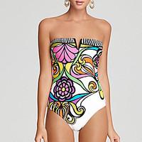 Women\'s Charming Floral Sexy One-piece Swimwear