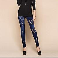 Women Shredded Legging, Spandex