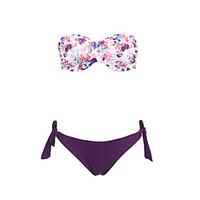 Womens Halter Push Up Floral Beach Wear Swimwear Bikini