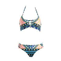 womens sexy vintage triangle tribal swimsuit bikini