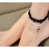 Women\'s Anklet/Bracelet Lace Alloy Simple Style Fashion Jewelry For Wedding