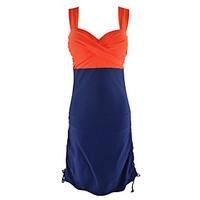 womens straped one piececross high rise color block plus size backless ...