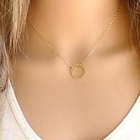 Women\'s Pendant Necklaces Circle Alloy Fashion European Jewelry 147 Special Occasion Birthday Gift