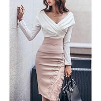 womens casualdaily simple street chic fall winter blouse skirt suits s ...