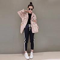 womens daily soak off summer jacket solid round neck long sleeve regul ...