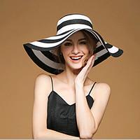 women linenstraw floppy hat cutepartycasual summer