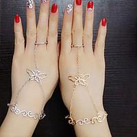 Women\'s Midi Rings Fashion Luxury Imitation Diamond Alloy Animal Shape Butterfly Jewelry For Wedding Party Daily Casual