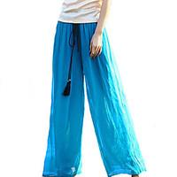 womens mid rise inelastic jeans pants boho wide leg solid