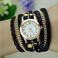 womens vintage braided rope wrap bracelet watch strap watch cool watch ...