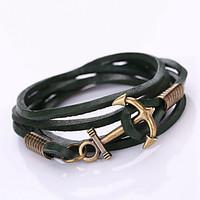 womens wrap bracelet fashion multi layer bohemian personalized leather ...