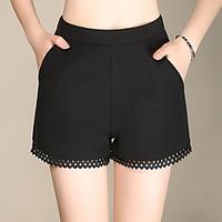 womens plus size wide leg chinos shorts pants going out casualdaily si ...