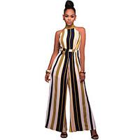 womens wide leg wide leg jumpsuits going out casualdaily club sexy sim ...