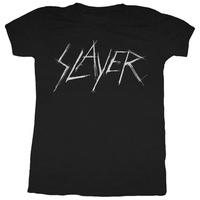 Women\'s: Slayer - Scratchy Silver Logo