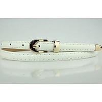 women skinny belt cute casual leather all seasons