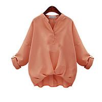 womens going out casualdaily work vintage cute spring blouse solid flo ...