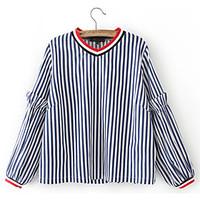 womens going out casualdaily simple street chic fall winter shirt soli ...