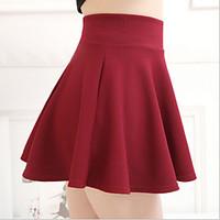 Women\'s Fashion Solid Color High Waist Mini Skirt 9 Colors